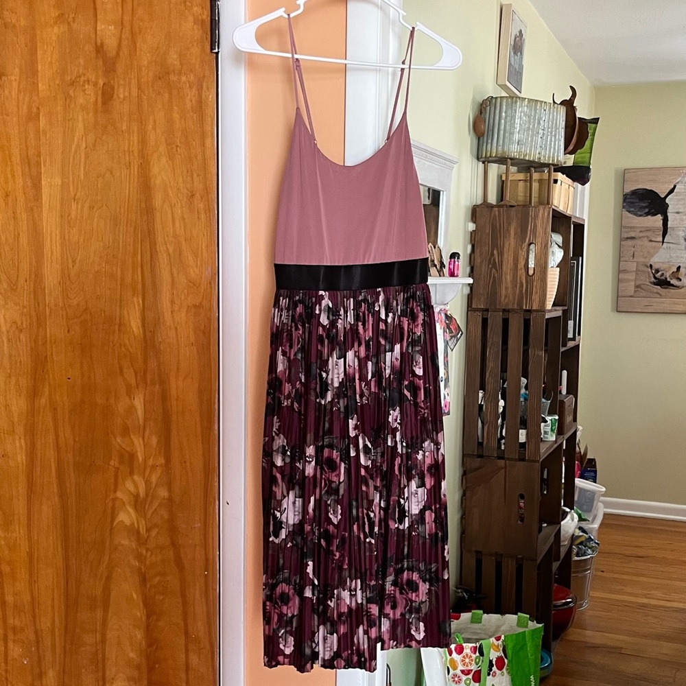 Floral spaghetti strap dress